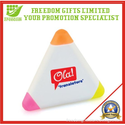 Customized Printing Triangle Shaped Promotional Highlighter (FREEDOM-HL02)